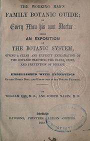 Cover of: The working man's family botanic guide by Fox, William