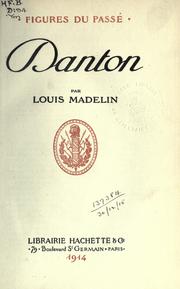 Danton by Louis Madelin