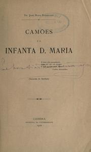 Cover of: Camões e a infanta D. Maria