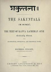 Shakuntala, (Abhigyan Shakuntalam) in Hindi by Klidsa