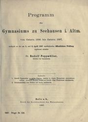 Cover of: In poetas Graecos, maxime in elegias Theognideas exercitationes criticae. by Rudolf Peppmüller