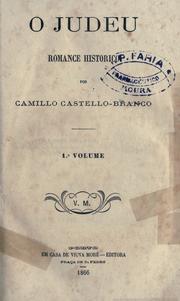 Cover of: O judeu by Camilo Castelo Branco