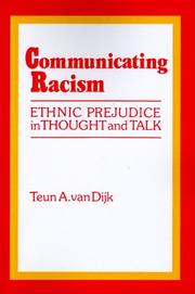 Cover of: Communicating Racism by Teun A. van Dijk