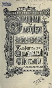 Cover of: Graimear na Gaedhilge.