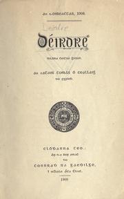 Cover of: Déirdre: dráma cheithre ghníomh