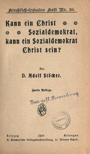 Cover of: Kann ein Christ Sozialdemokrat, kann ein Sozialdemokrat Christ sein?.