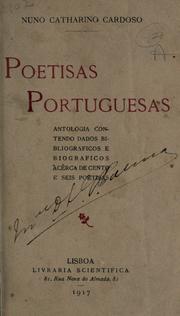 Cover of: Poetisas portuguesas by Nuno Catharino Cardoso