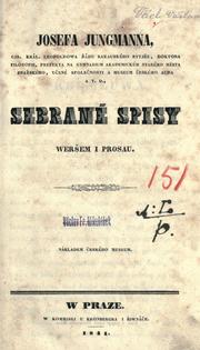 Cover of: Sebrané spisy: werem i prosau