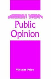 Cover of: Public opinion by Vincent Price