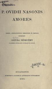 Cover of: Amores by Ovid