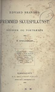 Cover of: Fremmed skuespilkunst: studier og portraeter.