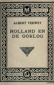 Cover of: Holland en de oorlog