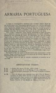 Cover of: Armaria portuguesa.