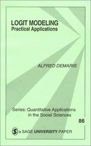 Cover of: Logit modeling by Alfred DeMaris