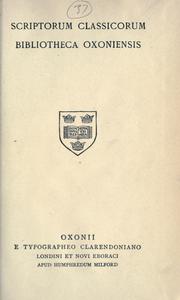 Cover of: Ad M. Vinicium, libri duo.: Ex Amerbachii praecipue apographo. Edidit et emendavit R. Ellis.