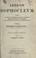 Cover of: Lexicon Sophocleum, adhibitis veterum interpretum explicationibus, grammaticorum notationibus, recentiorum doctorum commentariis.