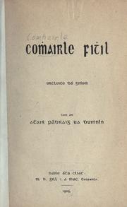 Cover of: Comhairle fithil: urchluiche dhá ghníomh
