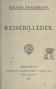 Cover of: Rejsebilleder by Holger Drachmann