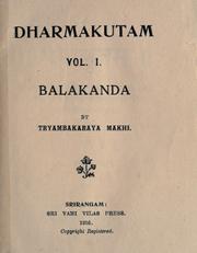 Cover of: Dharmkta