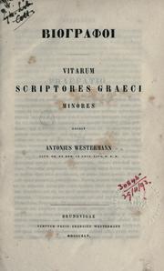 Cover of: Biographoi: vitarum scriptores graeci minores.