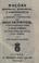 Cover of: Noções historicas, economicas, e administrativas sobre a producção, e manufactura das sedas em Portugal