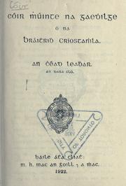 Cover of: Cóir mhúinte na Gaedhilge