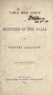 Table rock album and sketches of the Falls and scenery adjacent. --