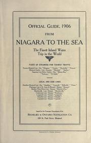 Cover of: From Niagara to the sea.