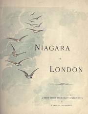 Cover of: Niagara in London: a brief study from many standpoints