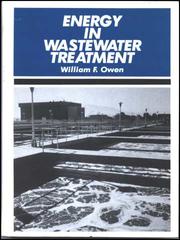 Cover of: Energy in wastewater treatment