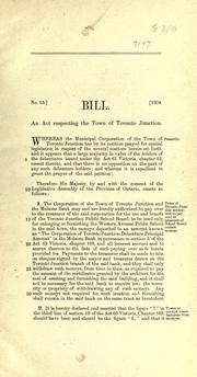 Cover of: Bills. by Ontario. Legislative Assembly., Ontario. Legislative Assembly.