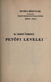 Cover of: Petfi levelei