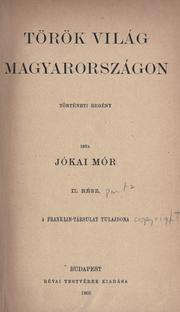 Cover of: Törökvilág Magyarországon.