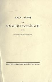 Cover of: nagyidai czigányok.: Fáy Dezsö fametszeteivel.