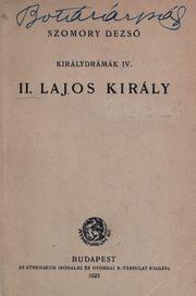 Cover of: II. Lajos király