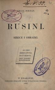 Rusini by Kajetan Abgarowicz