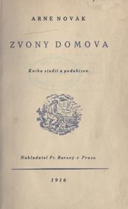 Cover of: Zvony domova: kniha studii a podobizen.