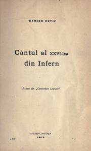 Cover of: Cântul al 26-lea din Infern.