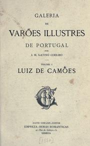 Cover of: Luiz de Camõez.