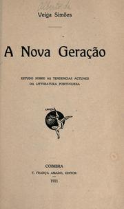 A nova geração by Veiga Simões