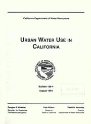 Cover of: Urban water use in California.