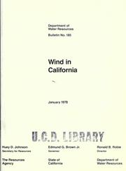 Cover of: Wind in California.