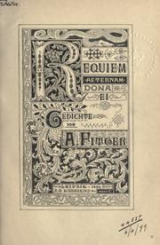Cover of: Requiem aeternam dona ei by Arthur Fitger
