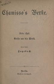 Cover of: Werke by Adelbert von Chamisso