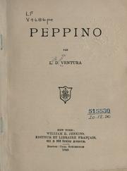 Cover of: Peppino. by Luigi Donato Ventura