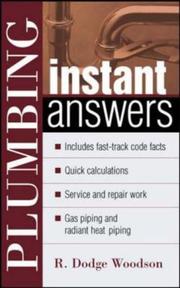 Cover of: Plumbing instant answers