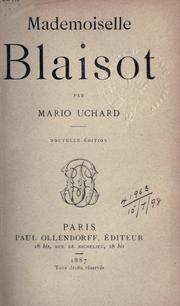 Cover of: Mademoiselle Blaisot.