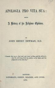 Cover of: Apologia pro vita sua by John Henry Newman