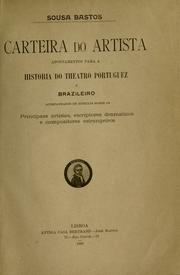 Cover of: Carteira do artista by Antonio Sousa Bastos