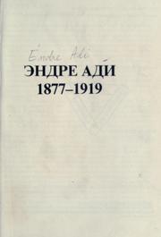 Cover of: Ėndre Adi, 1877-1919